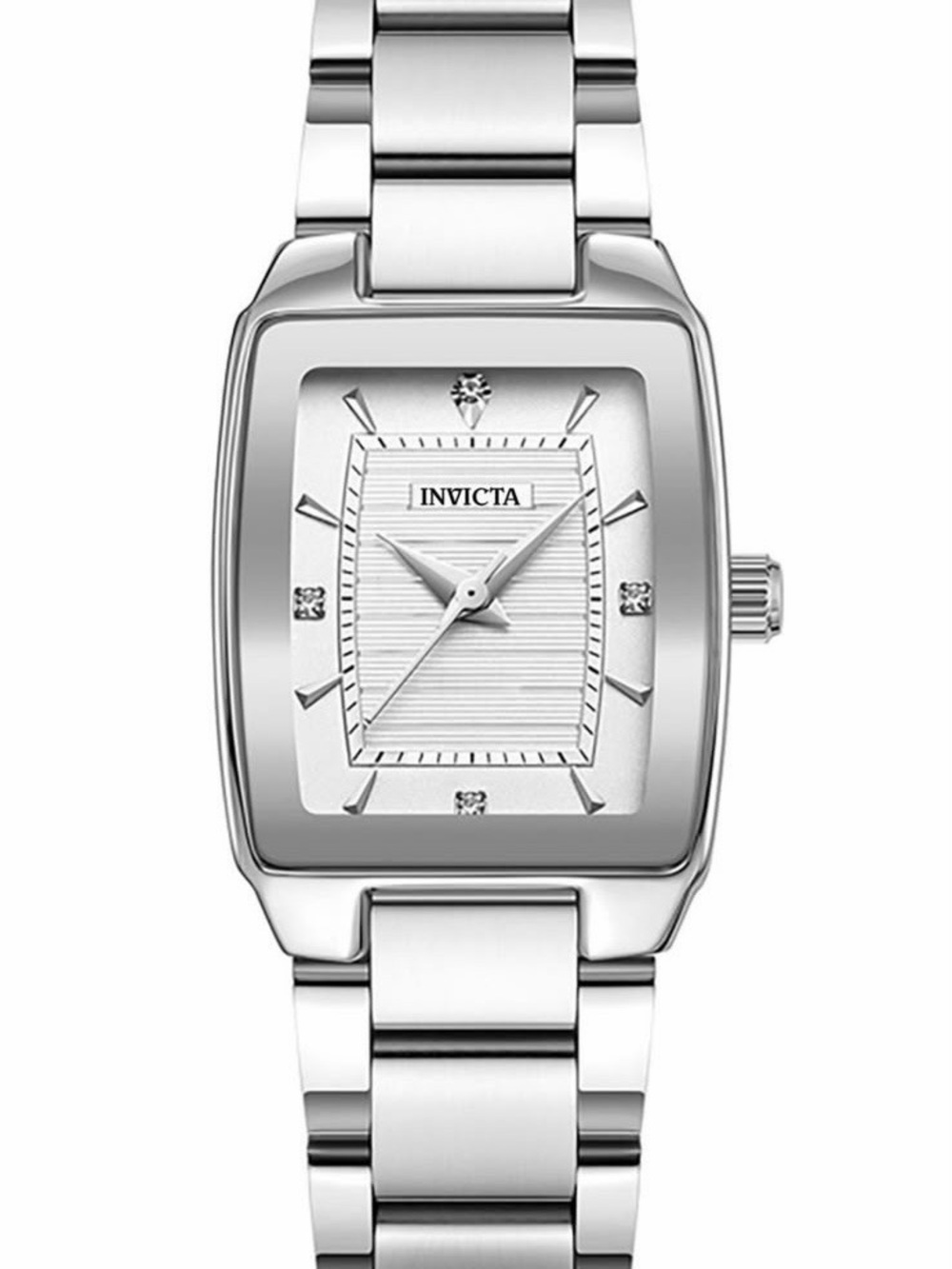 Invicta Celestial Women's Silver-Tone Rectangular Bracelet Watch 22.7mm